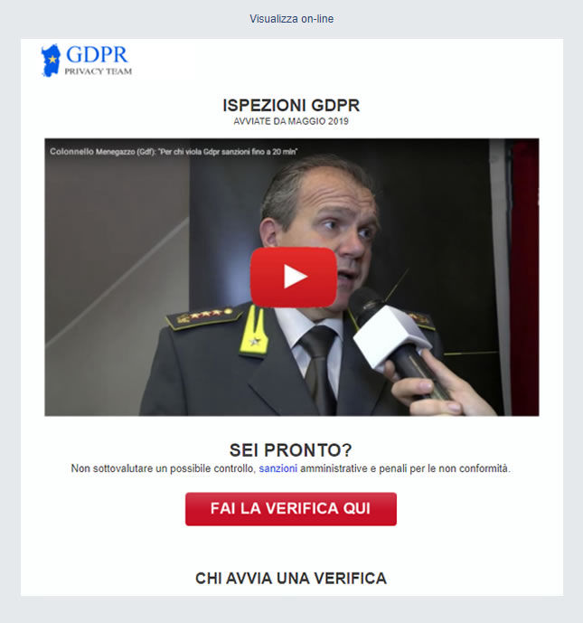 Ispezioni GDPR